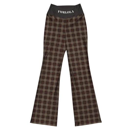 Furlola - Brown - Flare leggings