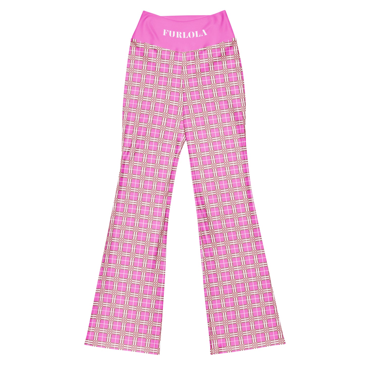 Furlola - Pink - Flare leggings