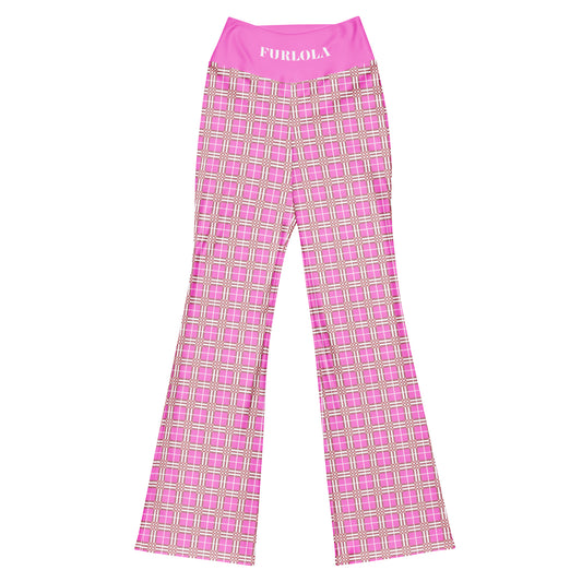 Furlola - Pink - Flare leggings